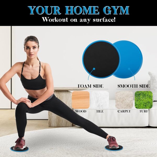 ZILLEEN Exercise Sliders for Working Out Fitness Discs for P...