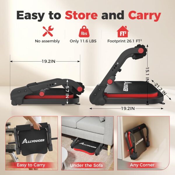 Ab Machine,Sit Up Machine & Core Exercise Equipment, Ab Work...