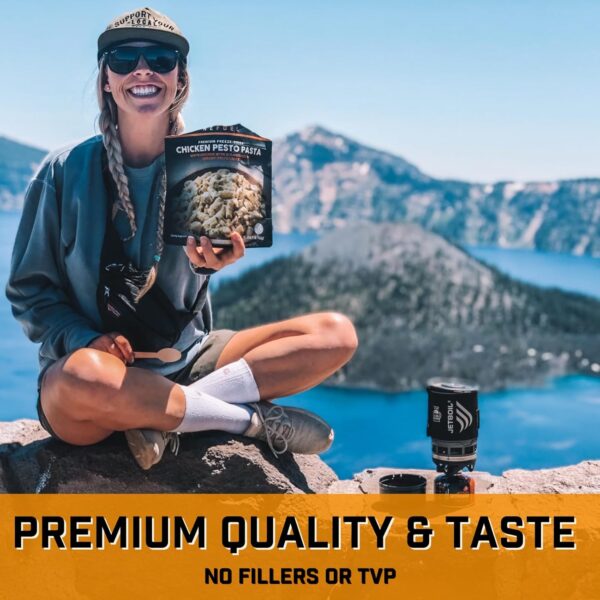 Peak Refuel Chicken Pesto Pasta | Freeze Dried Backpacking a...