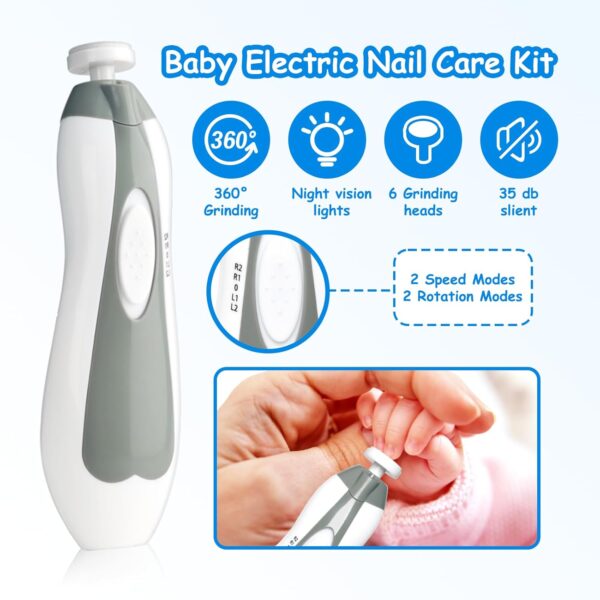 Baby Healthcare and Grooming Kit, 28 in 1 Portable Baby Esse...