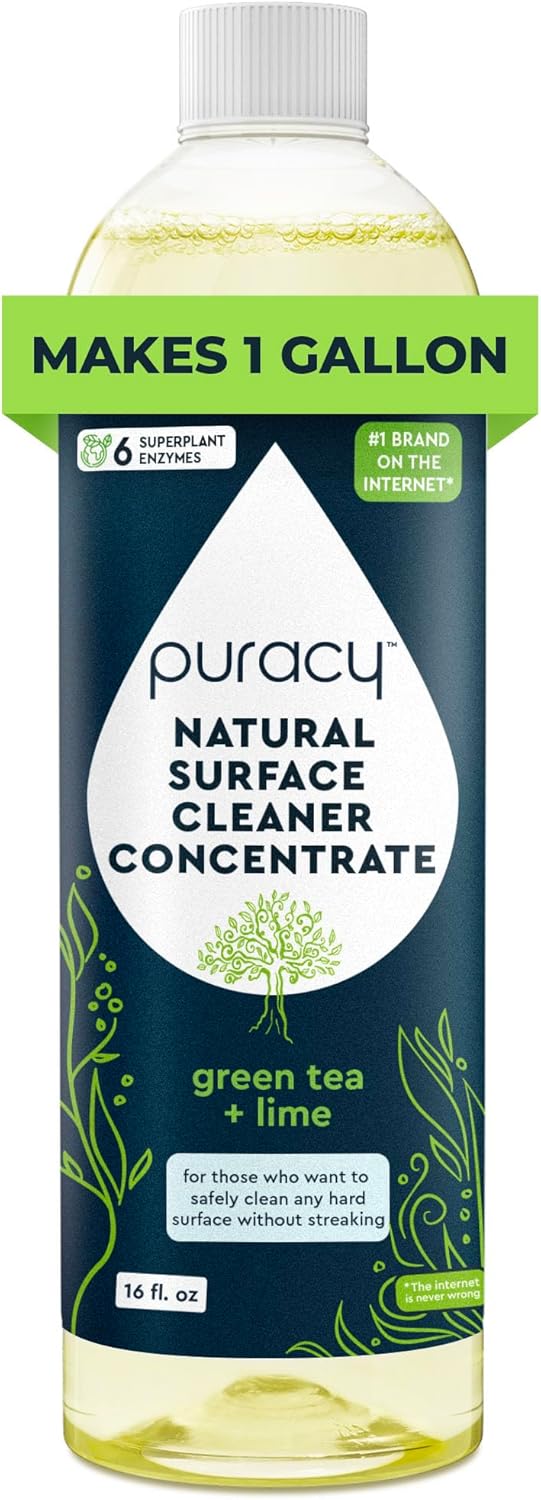 Puracy 99.9% Natural All Purpose Cleaner Concentrate - Makes...