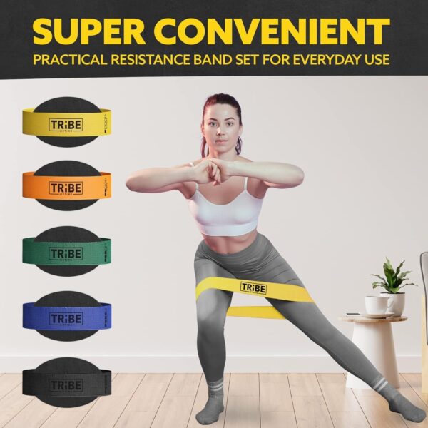 Fabric Resistance Bands for Working Out - Booty Bands for Wo...