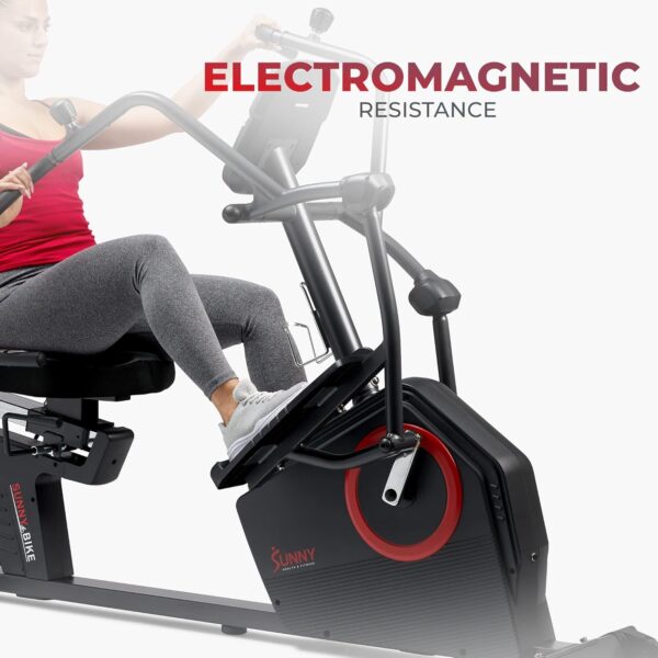 Sunny Health & Fitness Elite Recumbent Cross Trainer & Ellip...