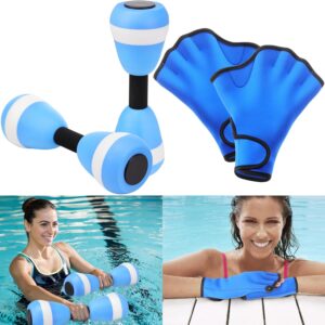 Water Aerobics Set for Aquatic Exercise 1 Pair Neoprene Swim...