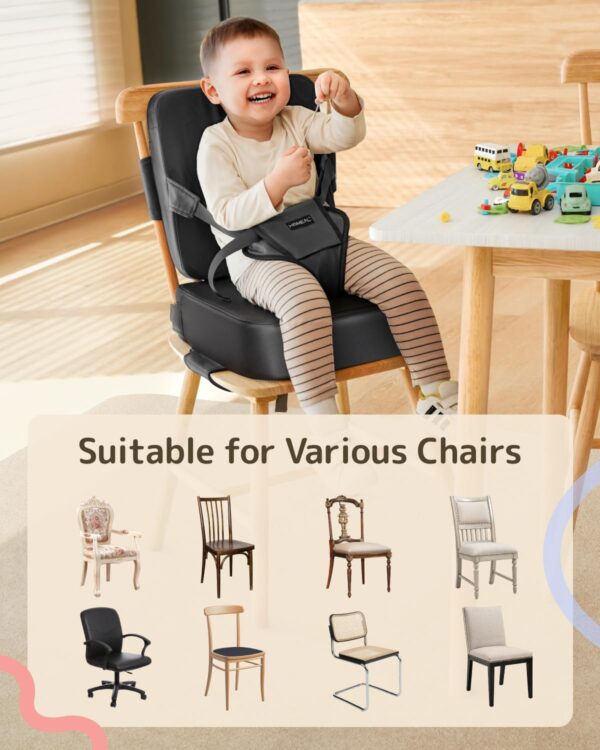 HOMEAL Booster Seat for Kitchen Chair, Breathable Toddler Bo...