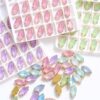 7 x 15mm Mixed Color Horse Eye Opal Sewing Crystal Flatback ...
