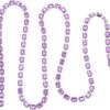 Rhinestone Trim Chain 8x10mm Light Purple Rectangle Decor Ac...