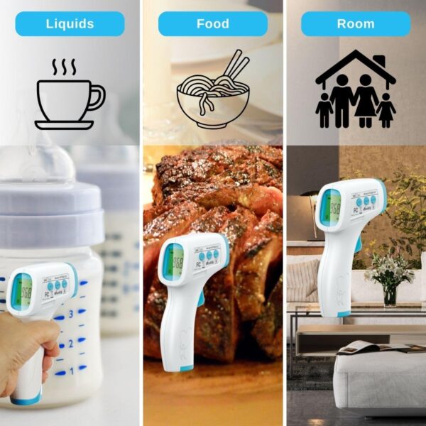 ONE-CARE Digital Infrared Thermometer HTD8813C - Non-Contact...