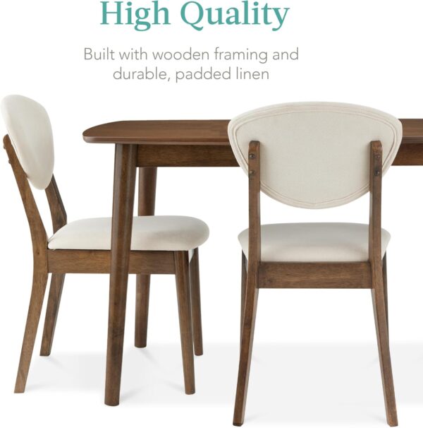 Best Choice Products 5-Piece Dining Set, Compact Mid-Century...
