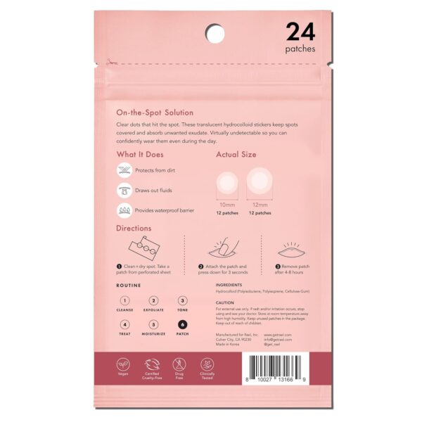 Rael Pimple Patches, Miracle Invisible Spot Cover - Hydrocol...