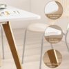 47.2" Dining Table for 4-6 Person - Rectangular Kitchen Tabl...