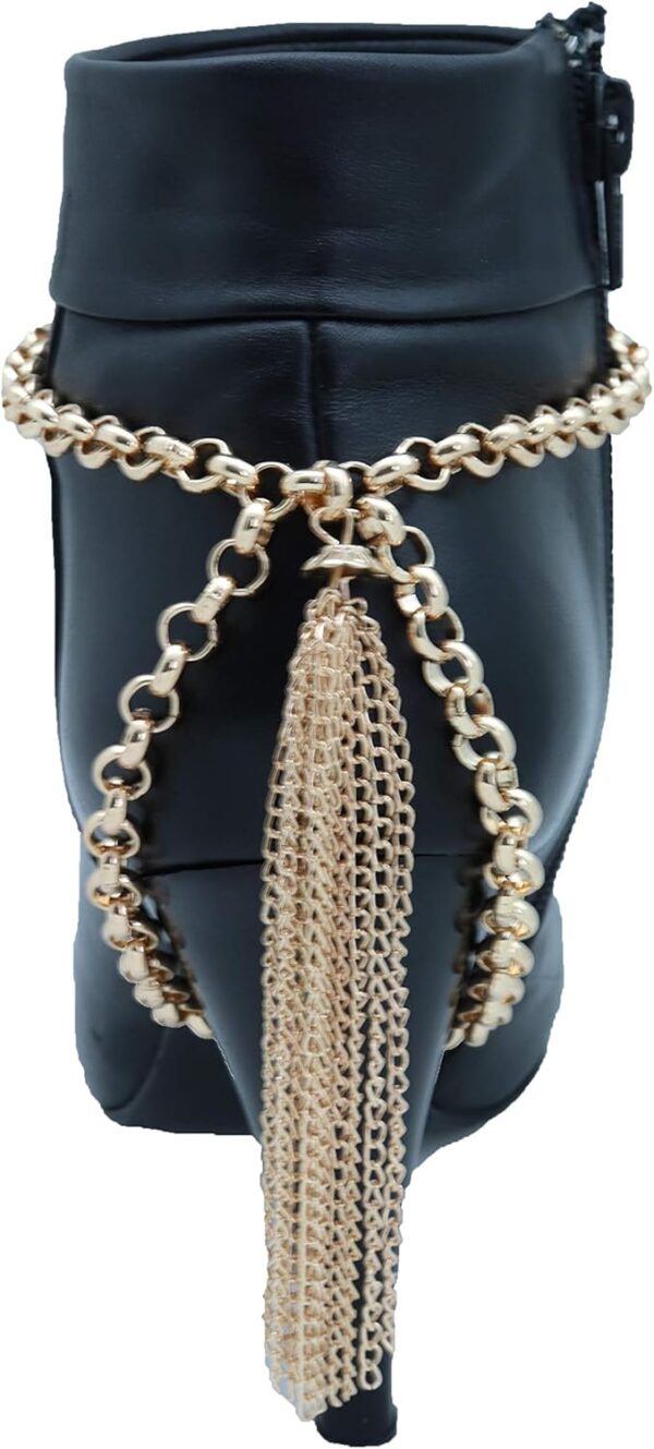 TrendyFashionJewelry TFJ Women Jewelry Boot Bracelet Gold Me...