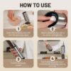 Gravity Electric Salt and Pepper Grinder Set, USB Rechargeab...