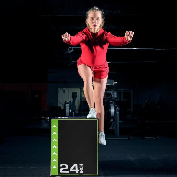 BalanceFrom Foam Plyo Jumping Exercise Box for Home Gym, Mul...