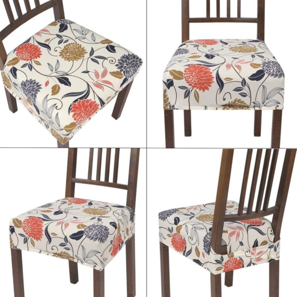 SearchI Stretch Dining Chair Seat Covers Set of 4, Soft Wash...