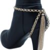 TrendyFashionJewelry TFJ Women Jewelry Boot Bracelet Gold Me...
