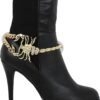 TFJ Women Boot Bracelet Western Fashion Jewelry Gold Metal C...