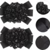 1 Pair Bow Shoe Sparkly Rhinestone Shoe Buckles Clip on Deco...