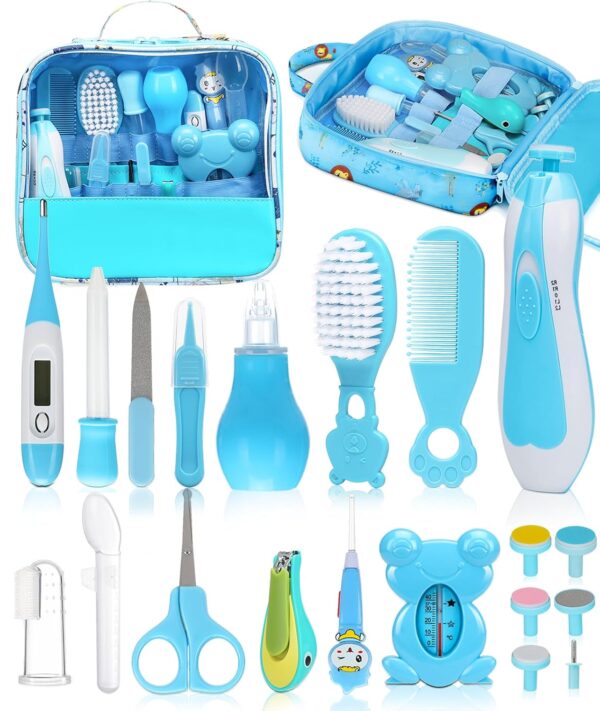 Baby Healthcare and Grooming Kit, Electric Safety Nail Trimm...