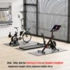Bike Mat Compatible with Peloton Bike,Elliptical,Treadmill M...