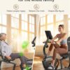 JEEKEE Recumbent Exercise Bike for Seniors,Stationary Bikes ...