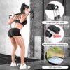 Pilates Bar Kit with Resistance Band-Multifunctional Portabl...