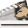 FOCO womens Ncaa College Team Logo Fashion Low Top Canvas Sn...