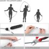 Jump Rope, Tangle-Free Rapid Speed Jumping Rope Cable with B...