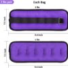 Ankle/Wrist Weights, Small Leg Arm Hand Cuff Weights for Wom...