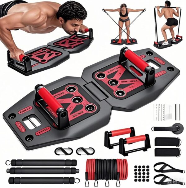 Home Gym Exercise Equipment - Portable Workout System 17 Fit...