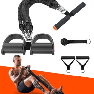 Pedal Resistance Band,Exercise Bands with Handles, Elastic S...