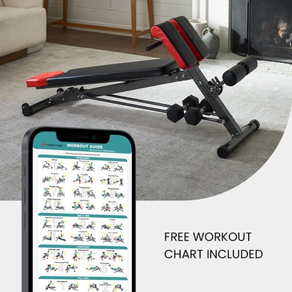 Finer Form Multi-Functional Weight Bench for Full All-in-One...