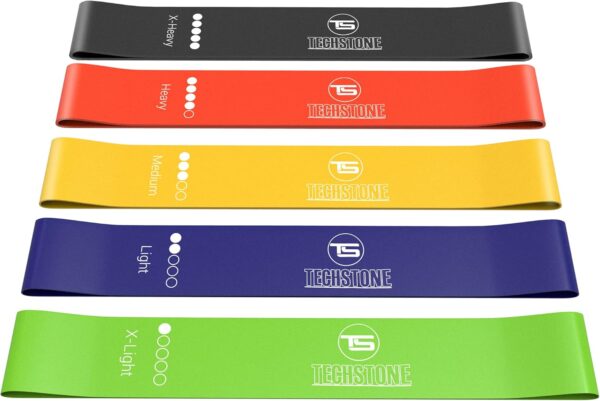 TechStone Resistance Bands Set for Men and Women, Pack of 5 ...
