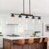 Farmhouse Kitchen Island Lighting, 5-Light Dining Room Light...