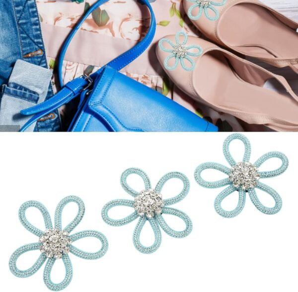 Shoe Clips 3pcs, Rhinestones Shoes Jewelry Decoration Shoe B...