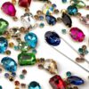 Gold Rhinestones,Choupee Sew On Rhinestones Sew on Glass Gem...