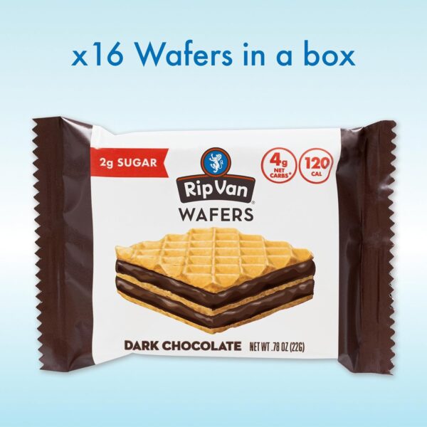Rip Van Dark Chocolate Wafer Cookies - Healthy Snacks - Non ...