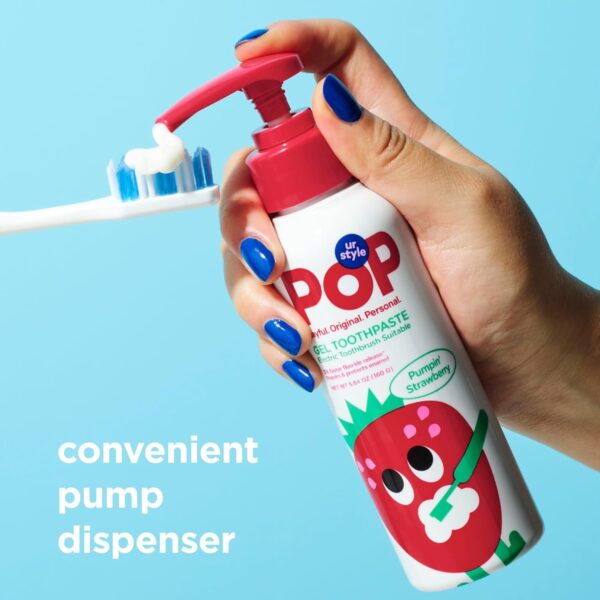 POP Kids Gel Toothpaste Pumpin Strawberry