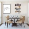 Bless the Food Before Us Farmhouse Kitchen Wall Decor - Dini...