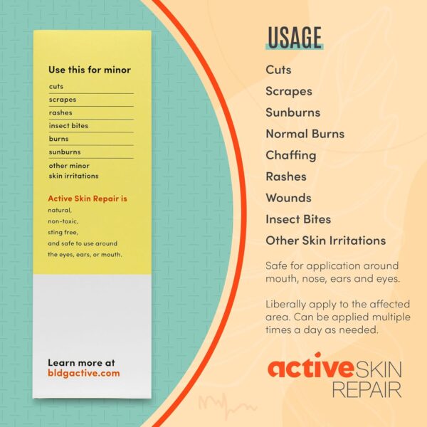 Active Skin Repair Kids First Aid Spray - Non-Toxic & Natura...