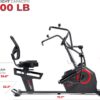 Sunny Health & Fitness Elite Recumbent Cross Trainer & Ellip...