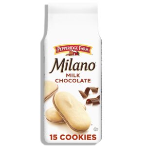 Pepperidge Farm Milano Milk Chocolate Cookies, 6 OZ Bag (15 ...
