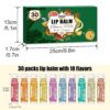 AZEN 30 Pack Lip Balm, Natural Lip Balm Bulk, Lip Care Produ...