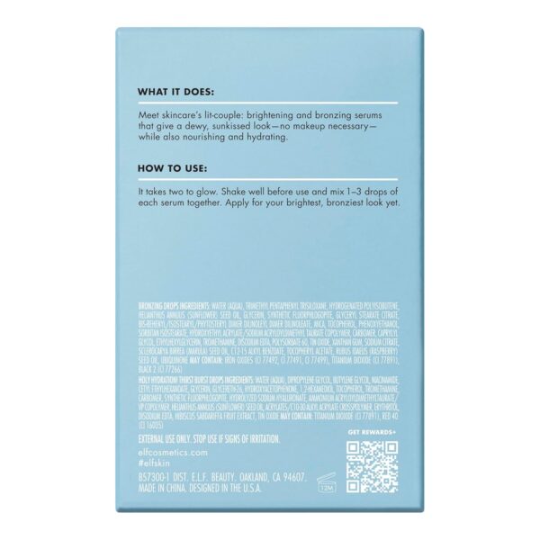 e.l.f. SKIN The Hottest Drops Duo, Holy Hydration! Thirst Bu...