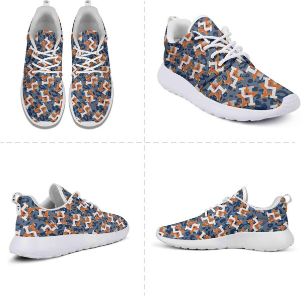 Camouflage Orange Star Baseball Girl Skateboard Casual Shoes...