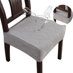 Waterproof Stretch Seat Covers,Dining Room Chair for 4 Set R...