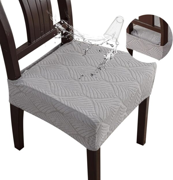 Waterproof Stretch Seat Covers,Dining Room Chair for 4 Set R...