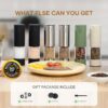 Electric Salt & Pepper Grinder Set (2 Pack) – USB Rechargeab...