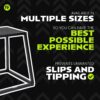Rage Fitness Steel Plyo Box 12-18-24 Inch High Anti-Slip Pre...