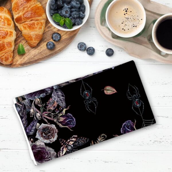 Gothic Halloween Kitchen Towels Set of 2,Gothic Skull Roses ...